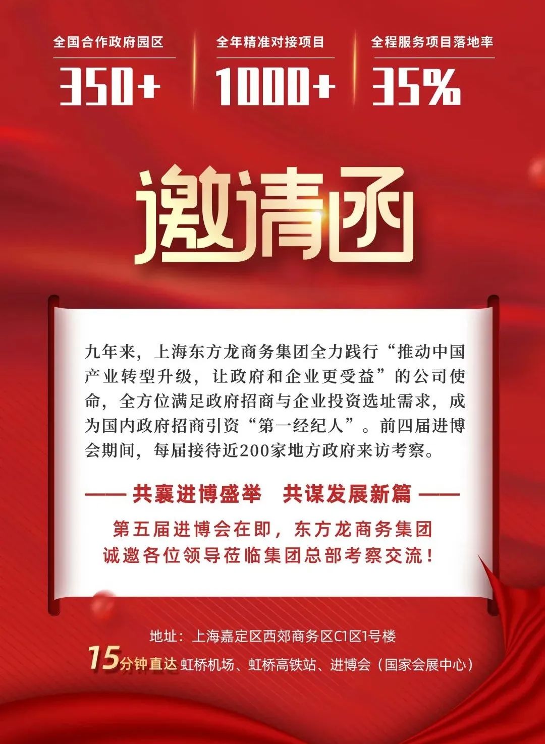 【委托招商運(yùn)營(yíng)服務(wù)地圖】五度迎進(jìn)博！招大引強(qiáng)！以項(xiàng)目之“進(jìn)”支撐發(fā)展之“穩(wěn)”！